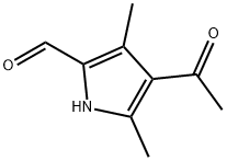 1H-Pyrrole-2-carboxaldehyde,4-acetyl-3,5-dimethyl-(9CI) Struktur