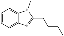 1H-Benzimidazole,2-butyl-1-methyl-(9CI) Struktur