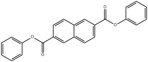 2,6-Naphthalenedicarboxylic acid diphenyl ester Struktur