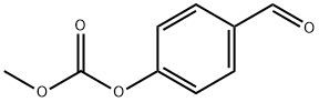 Carbonic acid 4-formylphenyl=methyl Struktur