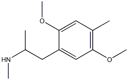 2,5-Dimethoxy-N,α,4-trimethylbenzeneethanamine Struktur