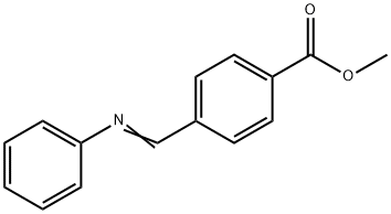 Benzoic acid, 4-[phenylimino)-,methyl ester Struktur