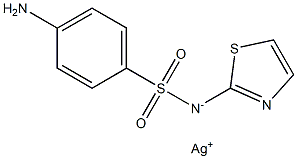 silver sulfathiazole Struktur