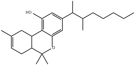 dimethyl-heptyl tetrahydrocannabinol Struktur