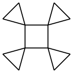 Tetraspiro[2.0.2:0.2:0.2:0]dodecane Struktur