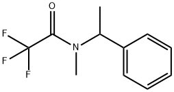 N-(α-Methylbenzyl)-N-methyl-2,2,2-trifluoroacetamide Struktur