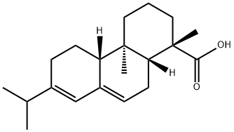 Abieta-7,13-dien-19-oic acid Struktur