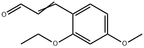 2-Propenal,3-(2-ethoxy-4-methoxyphenyl)-(9CI) Struktur