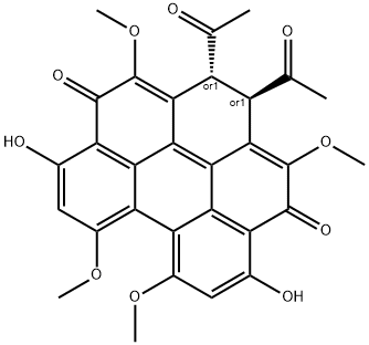 elsinochrome A Struktur