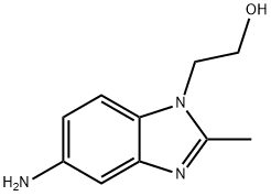 1H-Benzimidazole-1-ethanol,5-amino-2-methyl-(9CI) Struktur