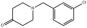 1-(3-chlorobenzyl)piperidin-4-one Struktur