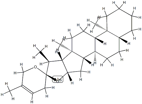 5α-Spirost-24-ene Struktur