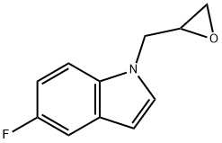 1-N-glycidyl-5-fluoro-indole Struktur