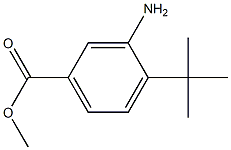 methyl 3-amino-4-tert-butylbenzoate Struktur