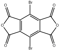 4,8-dibromo-1H,3H-Benzo[1,2-c:4,5-c']difuran-1,3,5,7-tetrone Struktur