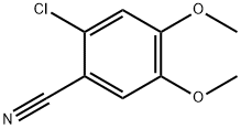 2-chloro-4,5-dimethoxybenzonitrile Struktur