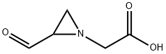 1-Aziridineaceticacid,2-formyl-(9CI) Struktur