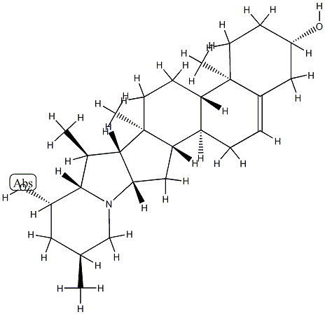 Solanid-5-ene-3β,23β-diol Struktur