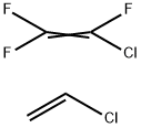 chlorotrifluoro-ethen polymer with chloroethene Struktur