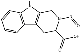 2-nitroso-1,2,3,4-tetrahydro-beta-carboline-3-carboline-3-carboxylic acid Struktur