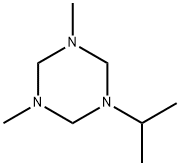 1,3,5-Triazine,hexahydro-1,3-dimethyl-5-(1-methylethyl)-(9CI) Struktur