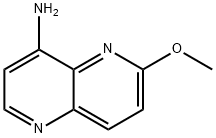 1,5-Naphthyridin-4-amine,6-methoxy-(9CI) Struktur