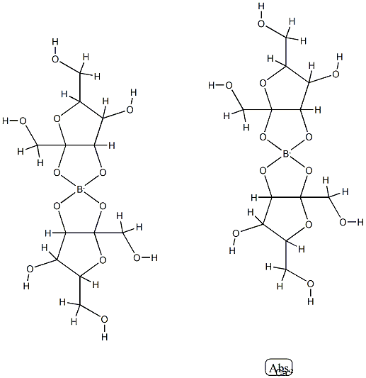 CALCIUM FRUCTOBORATE Struktur