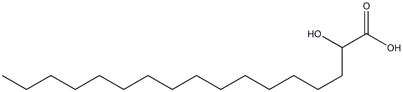 2-Hydroxyheptadecanoic acid Struktur