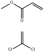 POLY(VINYLIDENE CHLORIDE-CO-METHYL ACRYLATE) Struktur