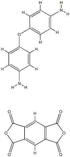 POLY(PYROMELLITIC DIANHYDRIDE-CO-4,4'-OXYDIANILINE), AMIC ACID Struktur