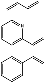 Buta-1,3-diene;2-ethenylpyridine;styrene Struktur