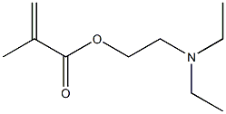 2-Propenoic acid, 2-methyl-, 2-(diethylamino)ethyl ester, homopolymer Struktur