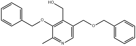 (3-(benzyloxy)-5-(benzyloxyMethyl)-2-Methylpyridin-4-yl)Methanol Struktur