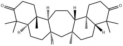 (14β)-C(14a)-Homo-27-norgammacerane-3,21-dione Struktur