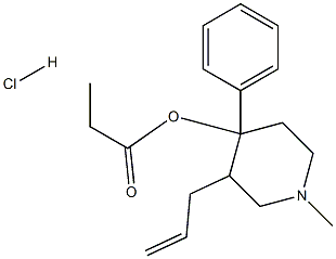 Allylprodine Hydrochloride Struktur