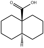 1,3,4,5,6,7,8,8aβ-Octahydro-4aα(2H)-naphthalenecarboxylic acid Struktur