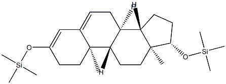 3,17β-Bis(trimethylsiloxy)androsta-3,5-diene Struktur