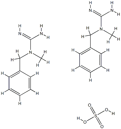 Guanidine, N-methyl-N-(phenylmethyl)-, sulfate (2:1) Struktur