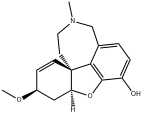 13-Nor-3-O-methylgalanthamine Struktur