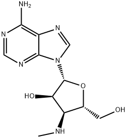 3'-Deoxy-3'-(methylamino)adenosine Struktur