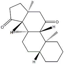 5α-Androstane-11,15-dione Struktur