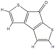 Cyclopenta[1,2-b:4,3-b']dithiophen-7-one Struktur