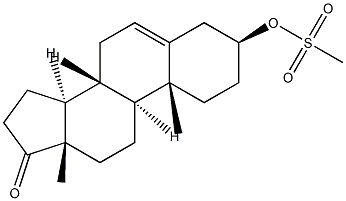 5-Androsten-3β-ol-17-one Methanesulfonate Struktur