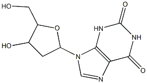 2'-deoxyxanthosine Struktur