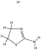 2-Thiazolamine,4,5-dihydro-,conjugatemonoacid(9CI) Struktur