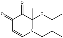 3,4-Pyridinedione,2-ethoxy-1,2-dihydro-2-methyl-1-propyl-(9CI) Struktur