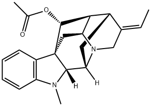 17-Acetoxytetraphyllicine Struktur