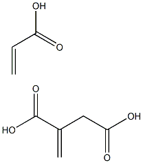 ACRYLID ACID ITACONIC ACID COPOLYMER Struktur