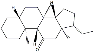 5α-Pregnan-11-one Struktur