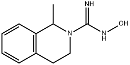 3,4-Dihydro-N'-hydroxy-1-methyl-2(1H)-isoquinolinecarbimide amide Struktur